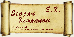 Stojan Kimpanov vizit kartica